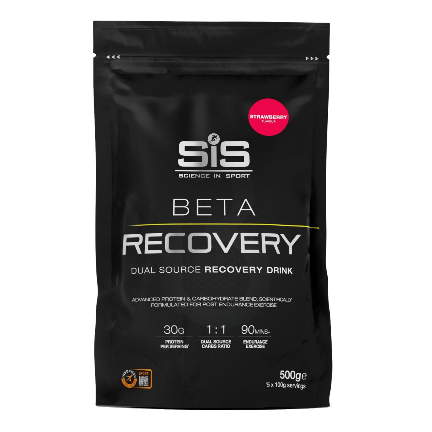 SIS BETA Recovery Drink Powder 500g Vanilla Sports Recovery Powder