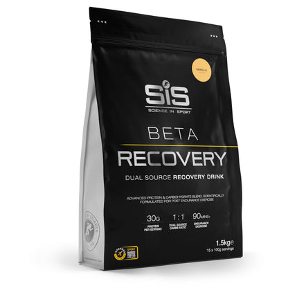 SIS BETA Recovery Drink Powder 1.5kg Vanilla Sports Recovery Powder
