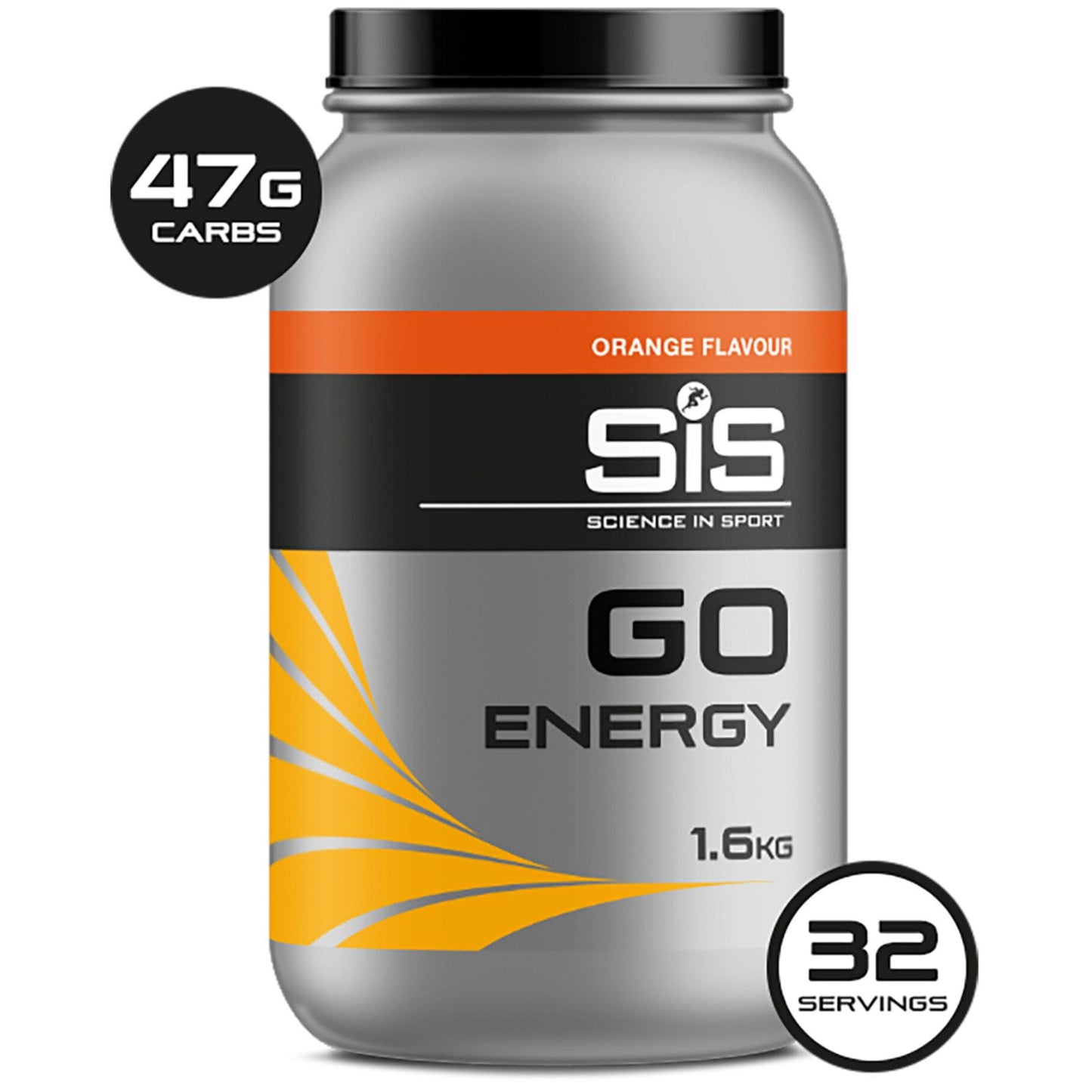SIS GO Energy Drink Powder 1.6 kg Tub Sports Energy Powder