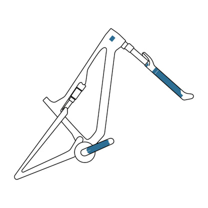 Mucky Nutz Skinz Fork & Crank Clear Bike Protective Tape Collection