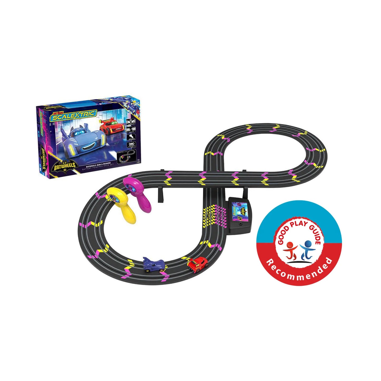 Scalextric My First Batwheels Batman vs Robin Battery Powered Scalextric Track & Car Set Alternate 7