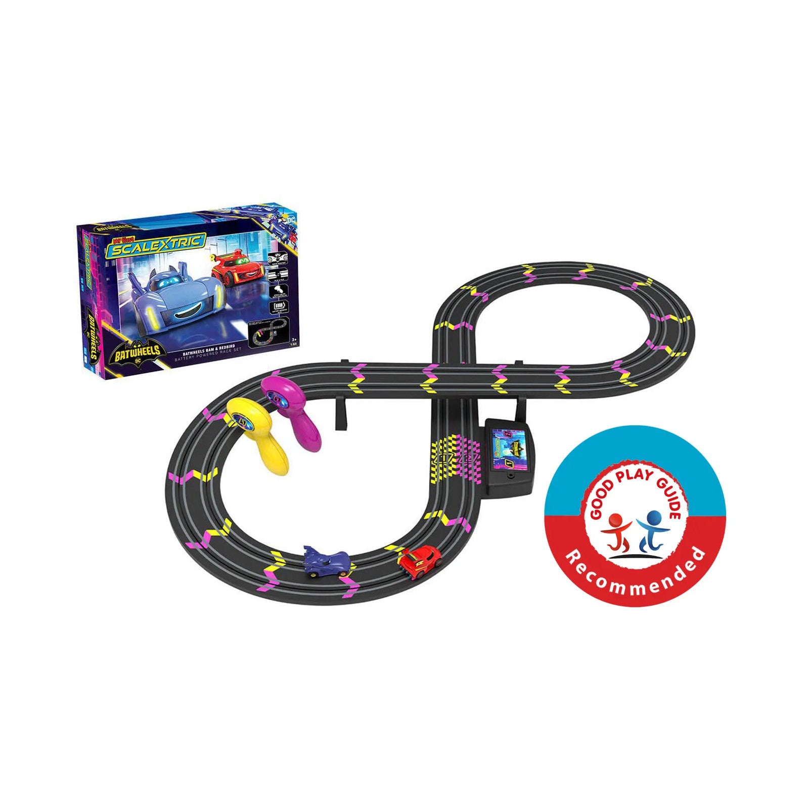 Scalextric My First Batwheels Batman vs Robin Battery Powered Scalextric Track & Car Set Alternate 7