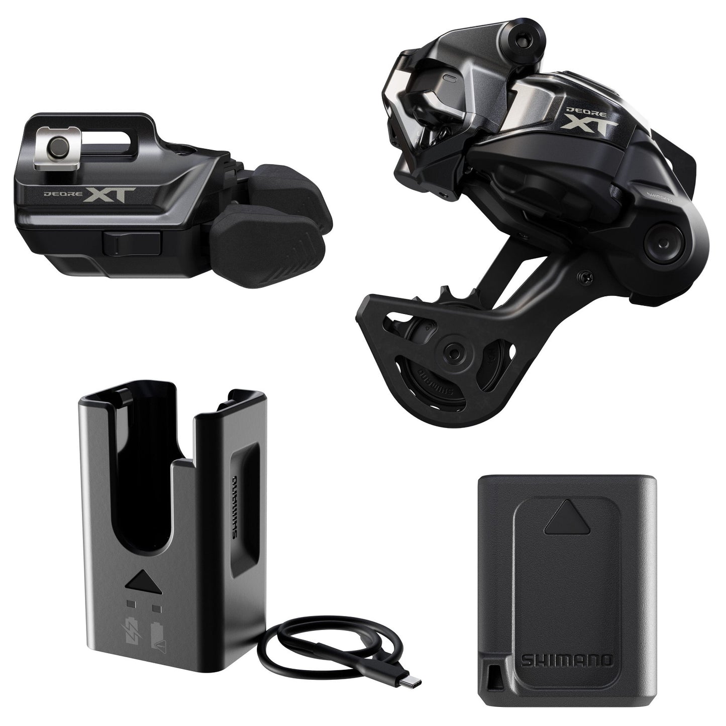 Shimano Deore XT Di2 M8250 Upgrade Kit I-Spec EV GS 12 Speed Electric Rear Bike Derailleur I-SpecEV SGS