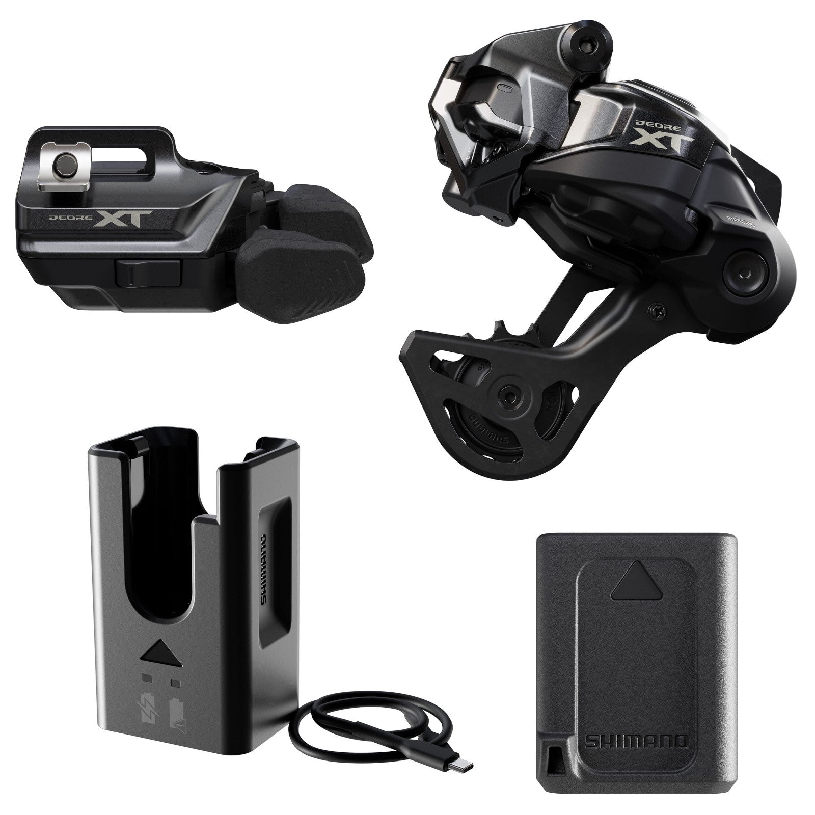 Shimano Deore XT Di2 M8250 Upgrade Kit I-Spec EV GS 12 Speed Electric Rear Bike Derailleur I-SpecEV SGS