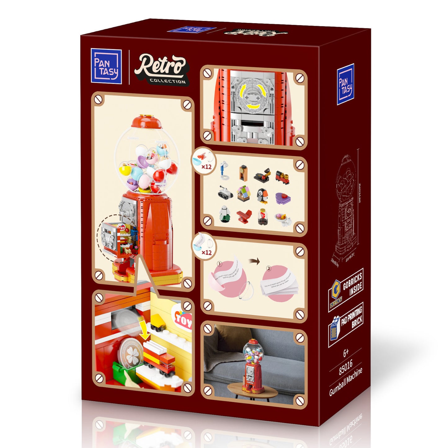 Pantasy Retro Gumball Machine 3D Puzzle 936 Pieces 85016 Alternate 3