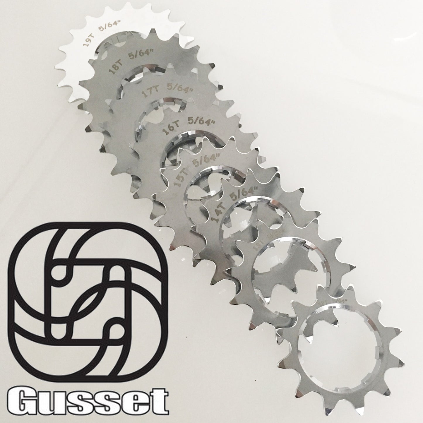 Gusset Double Six SS Bike Single Speed Cassette Cog 17 Tooth Cog Alternate 2