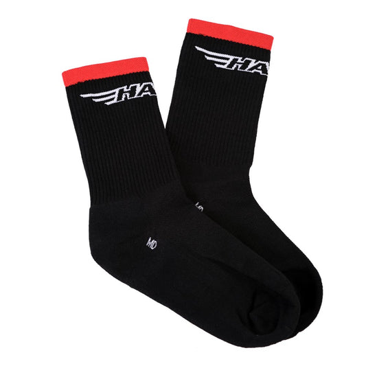 Halo Logo Black Medium Men's Cycling Socks