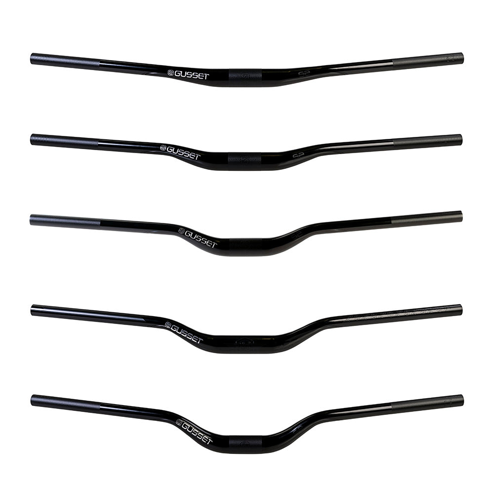 Gusset S2 Handlebars Black 35mm Riser Mountain Bike Handlebar Alternate 1