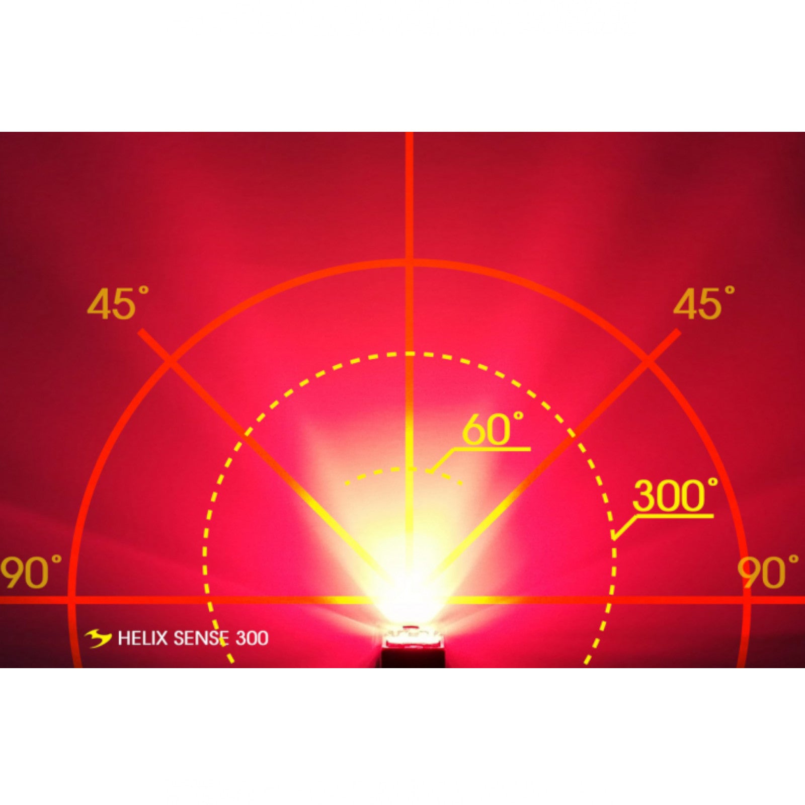 Moon Helix Sense 300 Lumen Rechargeable Rear Bike Light Alternate 2