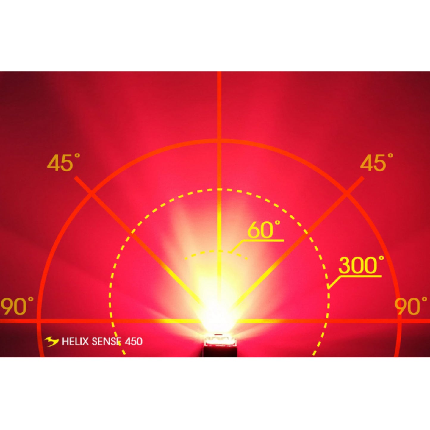 Moon Helix Sense 450 Lumen Rechargeable Rear Bike Light Alternate 2