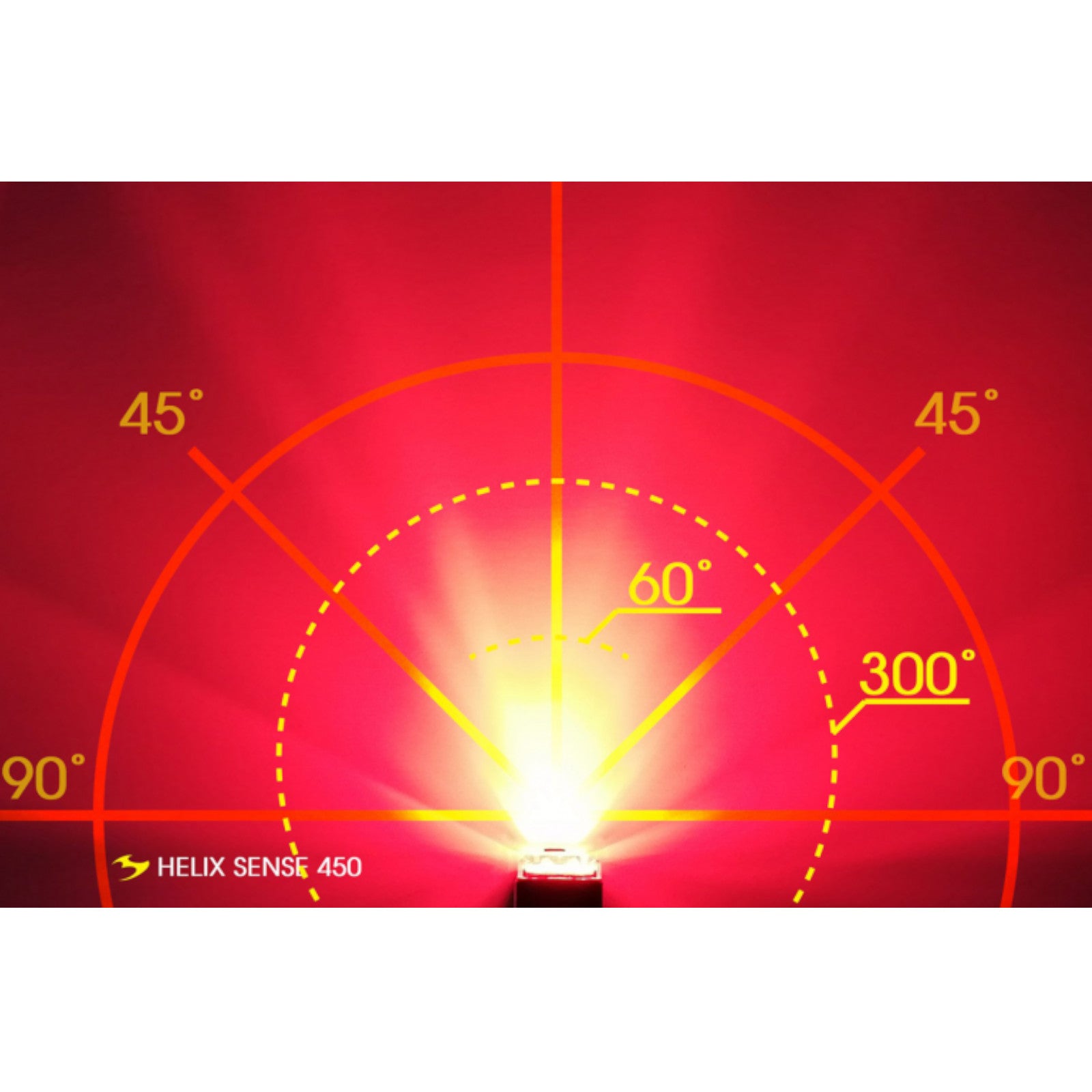 Moon Helix Sense 450 Lumen Rechargeable Rear Bike Light Alternate 2