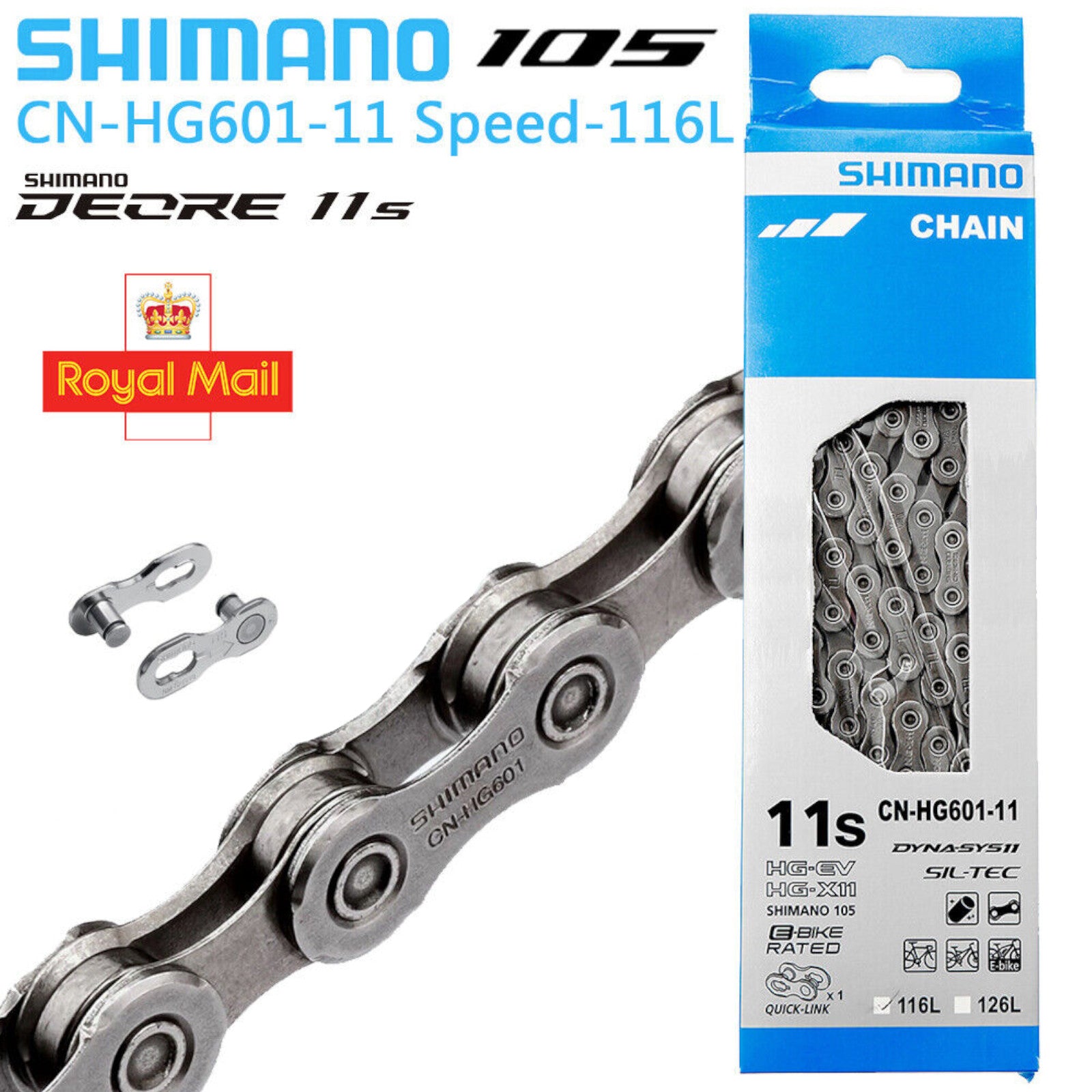 Shimano HG601 SLX/105 11 Speed Bike Chain