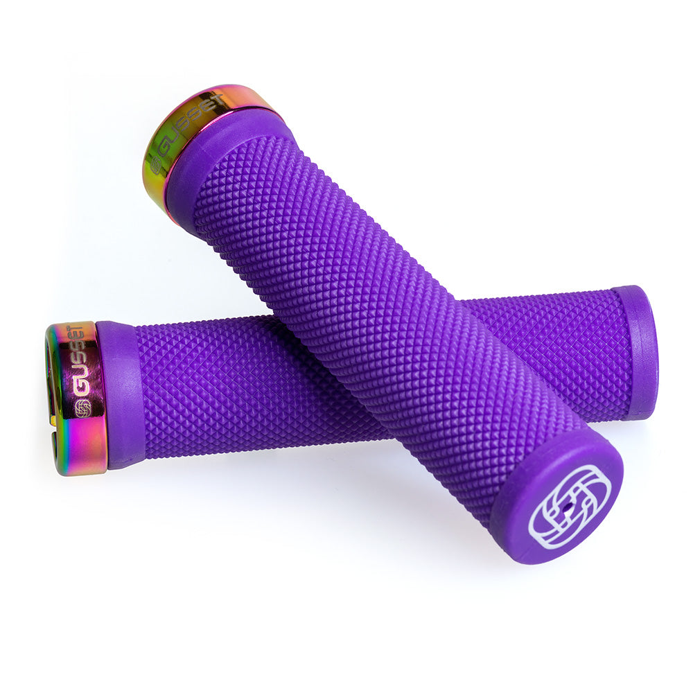 Gusset Single File Lock-On Bike Handlebar Grips Alternate 1