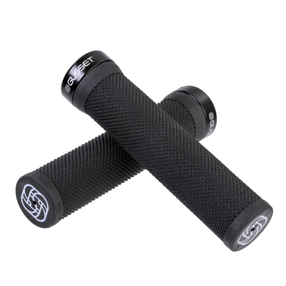 Gusset Single File Lock-On Extra Soft Bike Handlebar Grips