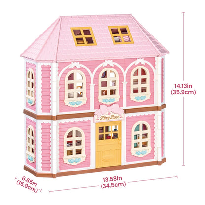 Rolife Fairy Rose Cottage Haley Island DIY Dollhouse Kit HH001 3D Puzzle Alternate 12
