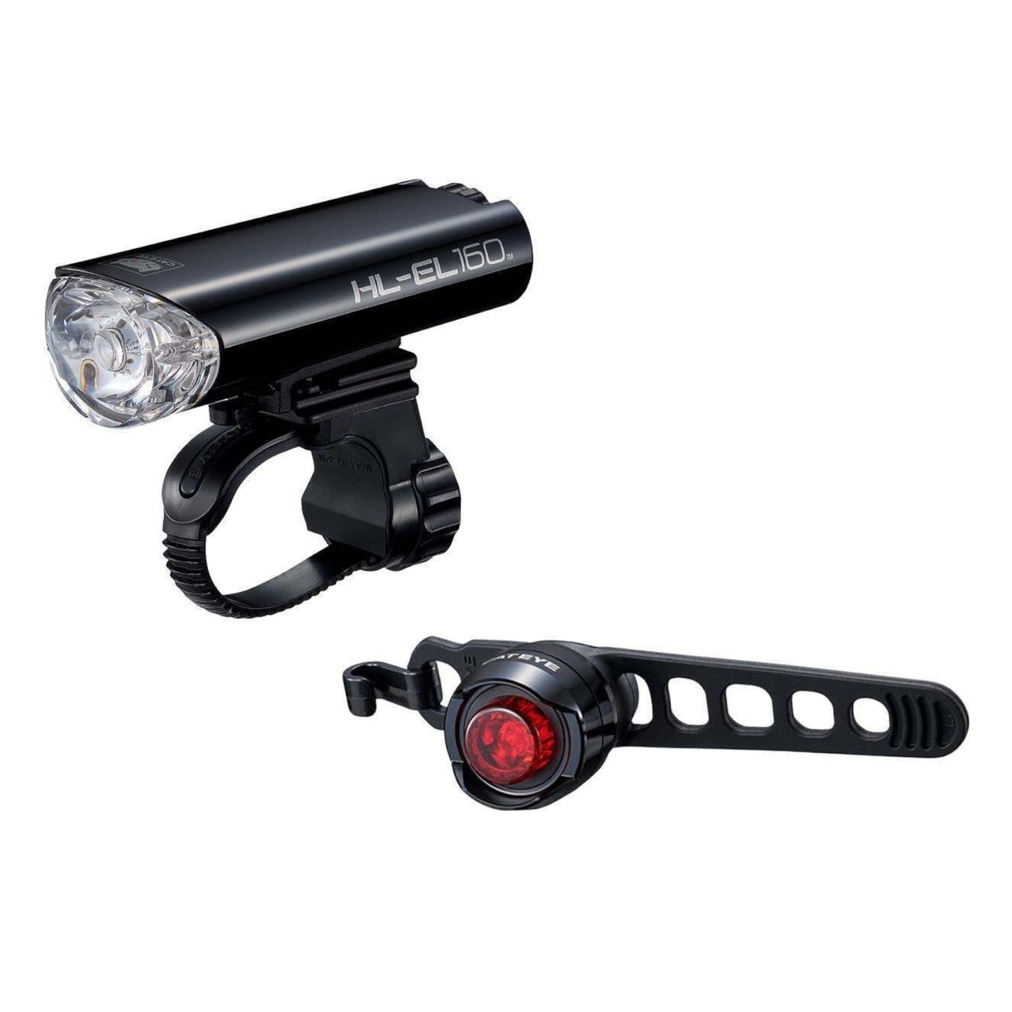 Cateye HL-EL160 / Orb Front & Rear Bike Light Set Alternate 4