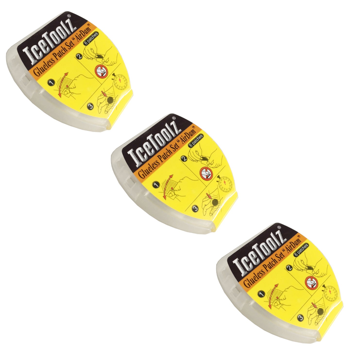 Kit de réparation sans colle IceToolz AirDam Kit de réparation de crevaison