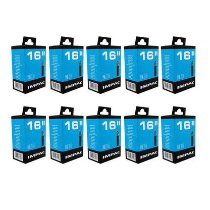 Impac AV16 16x1.75/2.25 (143/020) 16 Inch Schrader Valve Bike Inner Tube
