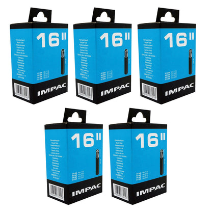 Impac AV16 16x1.75/2.25 (143/020) 16 Inch Schrader Valve Bike Inner Tube