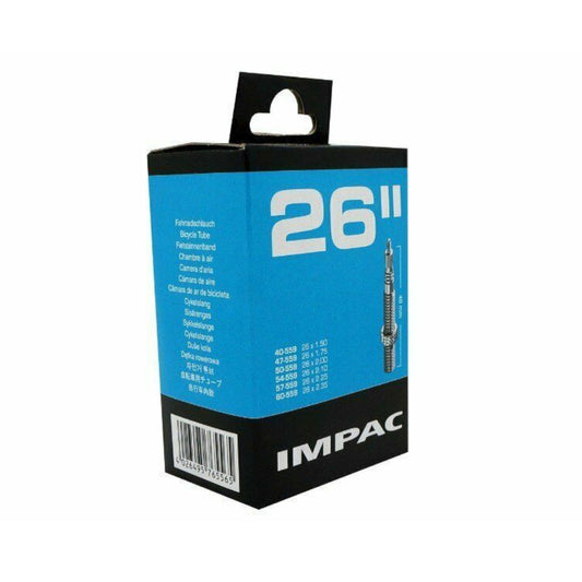 Impac SV26 26 x 1.5/2.35 (565/033) 26 Inch Presta Valve Bike Inner Tube Collection