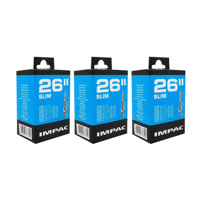 Impac SV26 Slim 26 x 1.25-1.75 26 Inch Presta Valve Bike Inner Tube