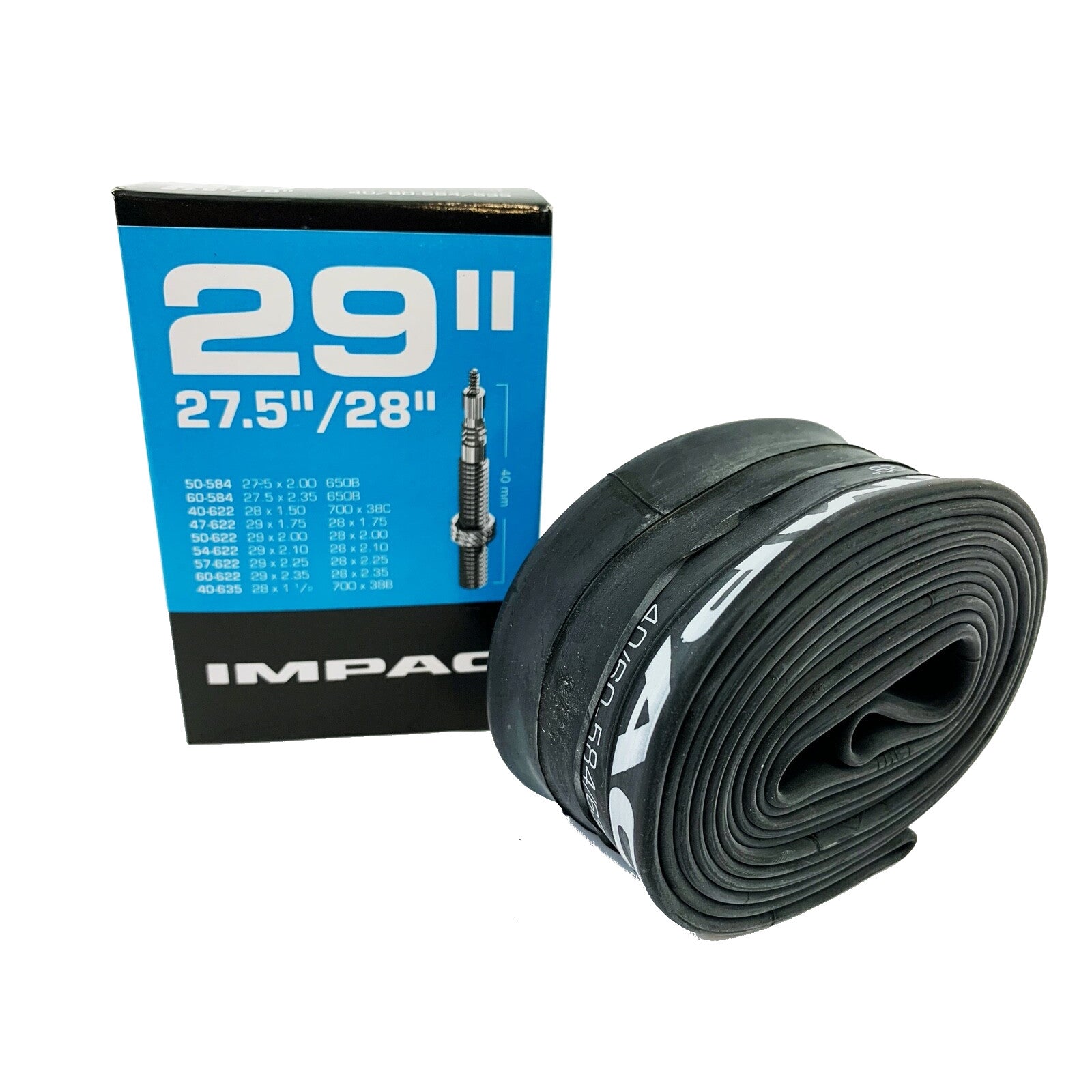 Impac SV29 29 x 1.75/2.35 (442/093) 29 Inch Presta Valve Bike Inner Tube Collection