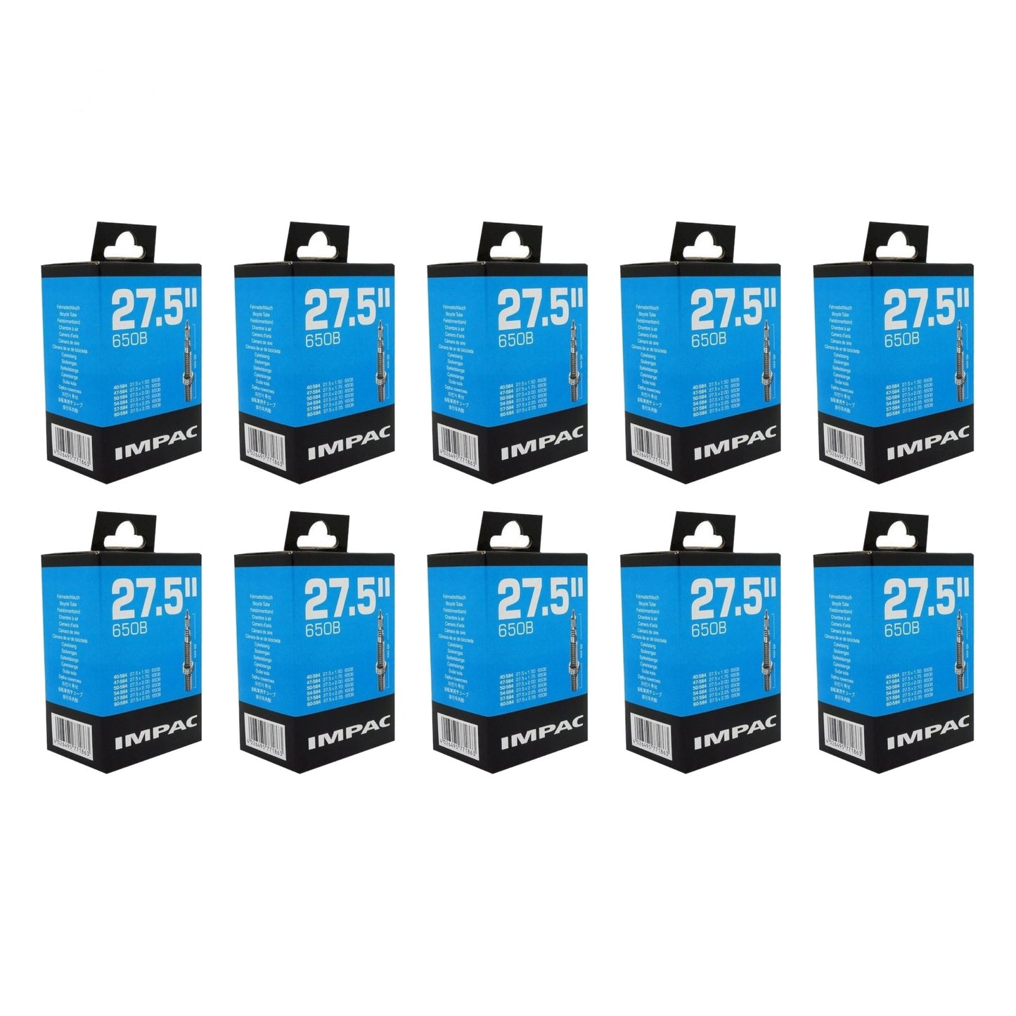 Impac SV27.5 27.5 x 1.75/2.35 (863/103) 27.5 Inch Presta Valve Bike Inner Tube