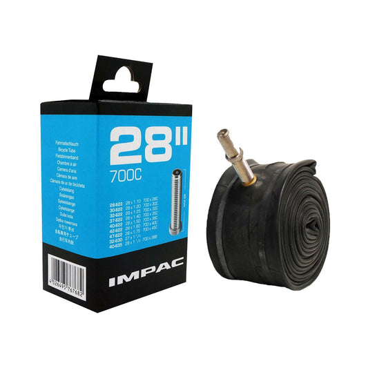 Impac AV28 700x28/47 (682/120) 700c Schrader Valve Bike Inner Tube Collection