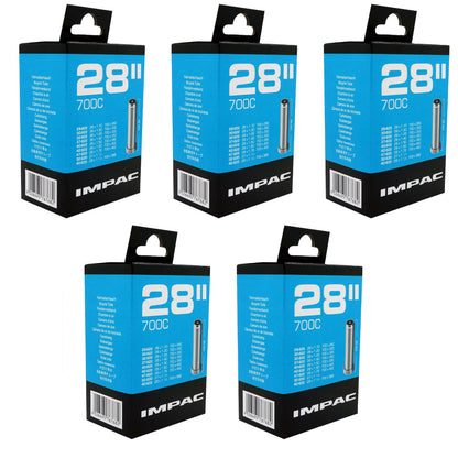 Impac AV28 700x28/47 (682/120) 700c Schrader Valve Bike Inner Tube