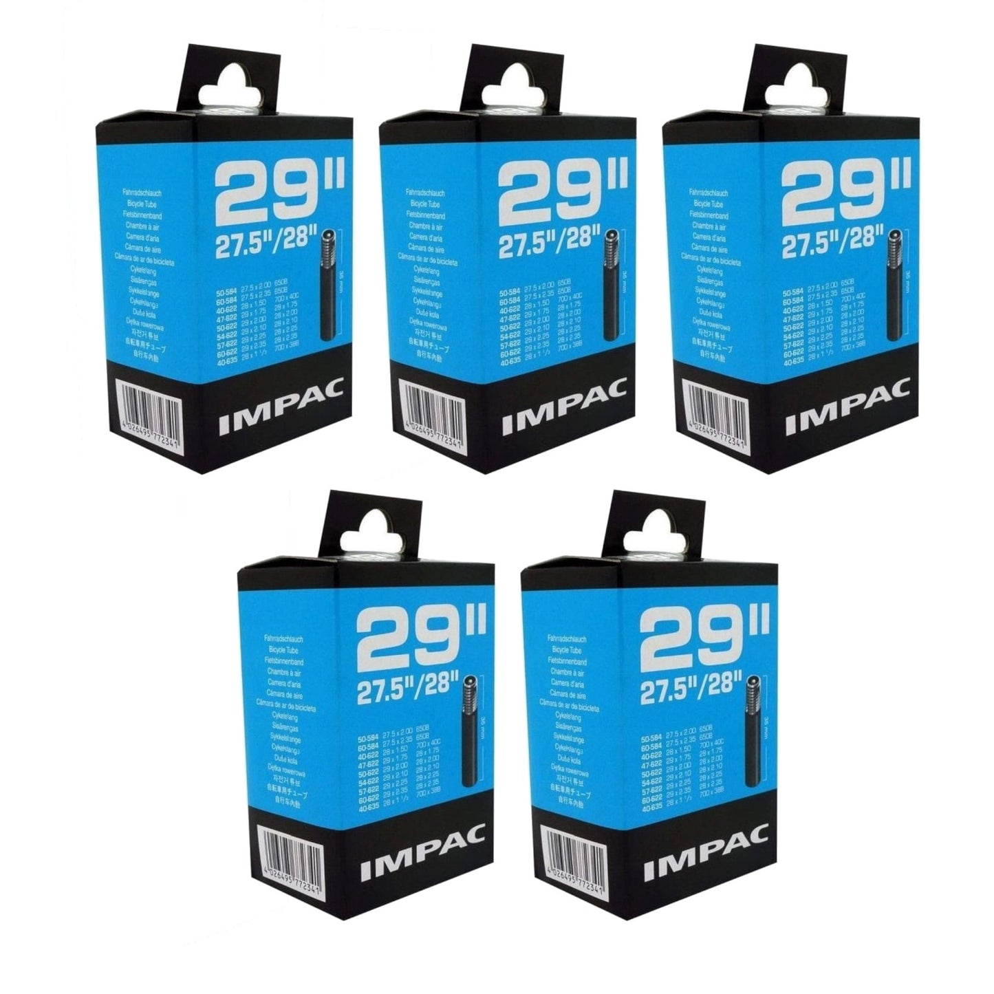 Impac AV29 29 x 1.75/2.35 (942/340) 29 Inch Schrader Valve Bike Inner Tube