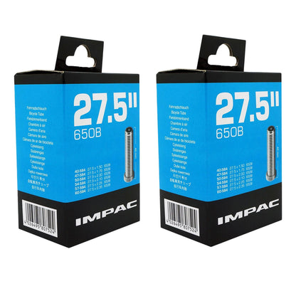 Impac AV27.5 27.5 x 1.75/2.35 (524/360) 27.5 Inch Schrader Valve Bike Inner Tube
