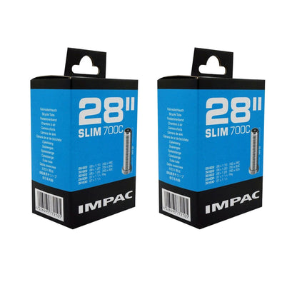 Impac AV28 Slim 700x28/32mm/27x11/4 (722/370) 700c Schrader Valve Bike Inner Tube