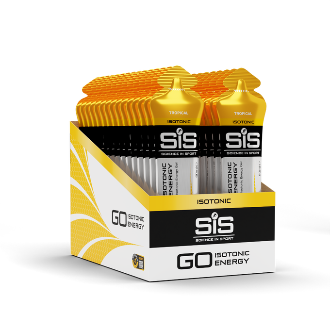 SIS GO Isotonic Energy Gel | Box of 30 x 60ml - Various Flavours