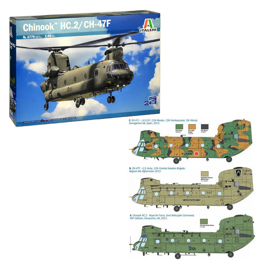 Italeri RAF CH-47D Chinook HC2 1:48 Helicopter Model Kit 2779