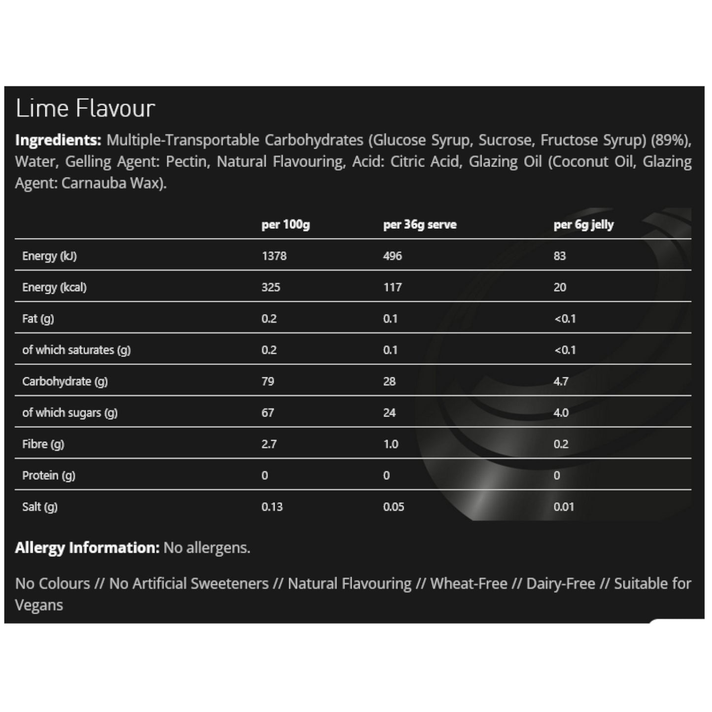Torq Energy Jellies Nutrition Chews Box of 15