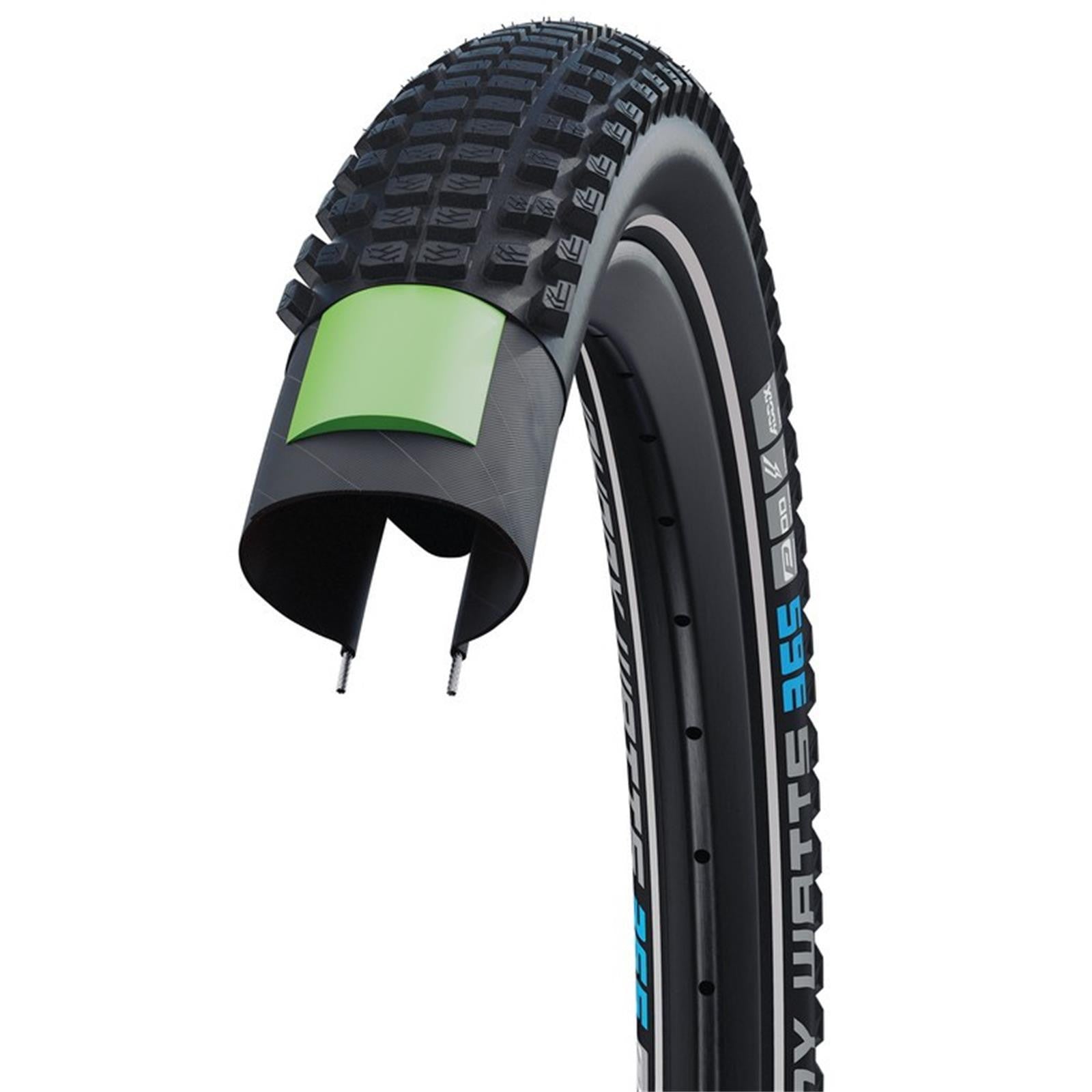 Schwalbe Johnny Watts 365 DD GreenGuard Wired 27.5 x 2.35 27.5 Inch Bike Tyre