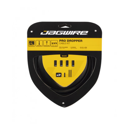 Jagwire Pro Dropper Kit Black Bike Dropper Seatpost Spare Part Black