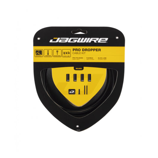 Jagwire Pro Dropper Kit Black Bike Dropper Seatpost Spare Part Black