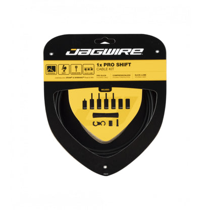 Jagwire Pro Shift Kit 1x Stealth Bike Inner & Outer Cable Set Stealth Black Rear Only