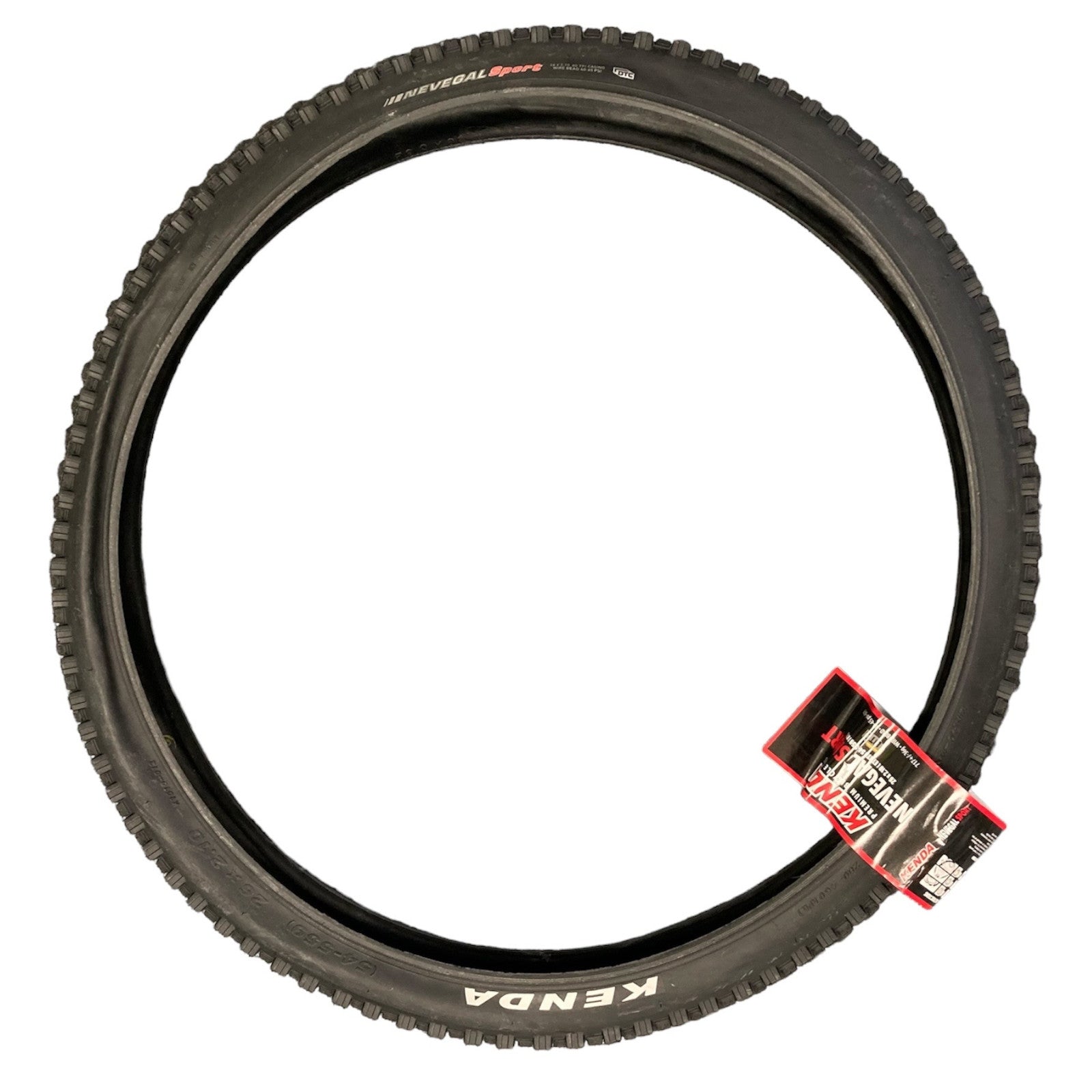 Kenda K1010 Nevegal Sport DTC 26 Inch Bike Tyre 26x2.1" Single Tyre No Tubes Alternate 2