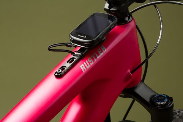 K-Edge Garmin Top Tube Mount, Black Anodised Bike Computer Mount for Garmin Alternate 1