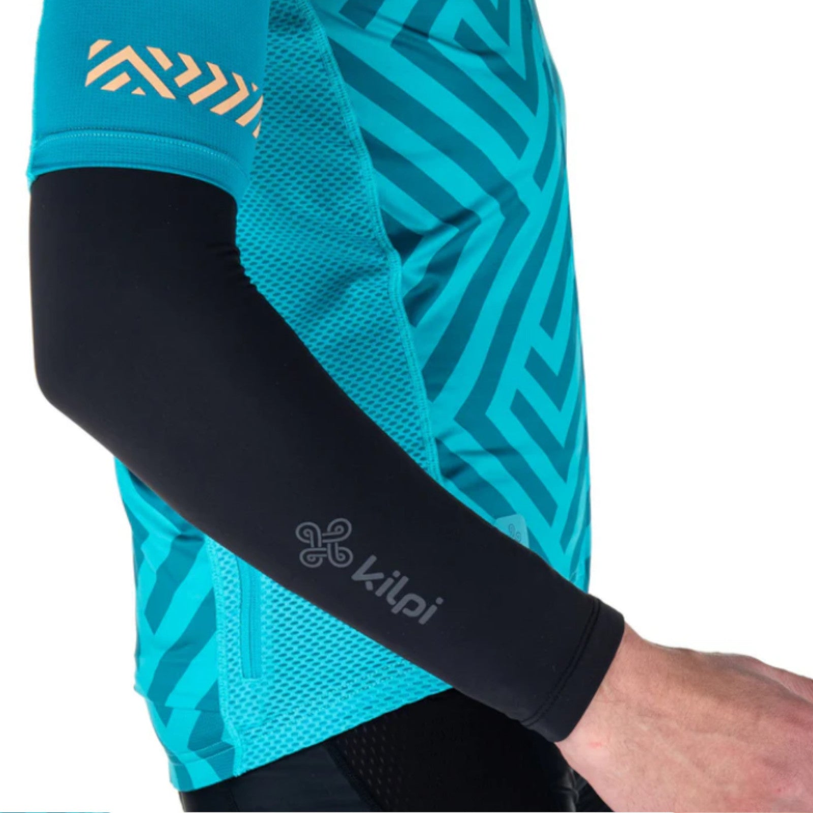 Kilpi Unno ARMS-U Cycling Arm Warmers Black - XX Large Alternate 1