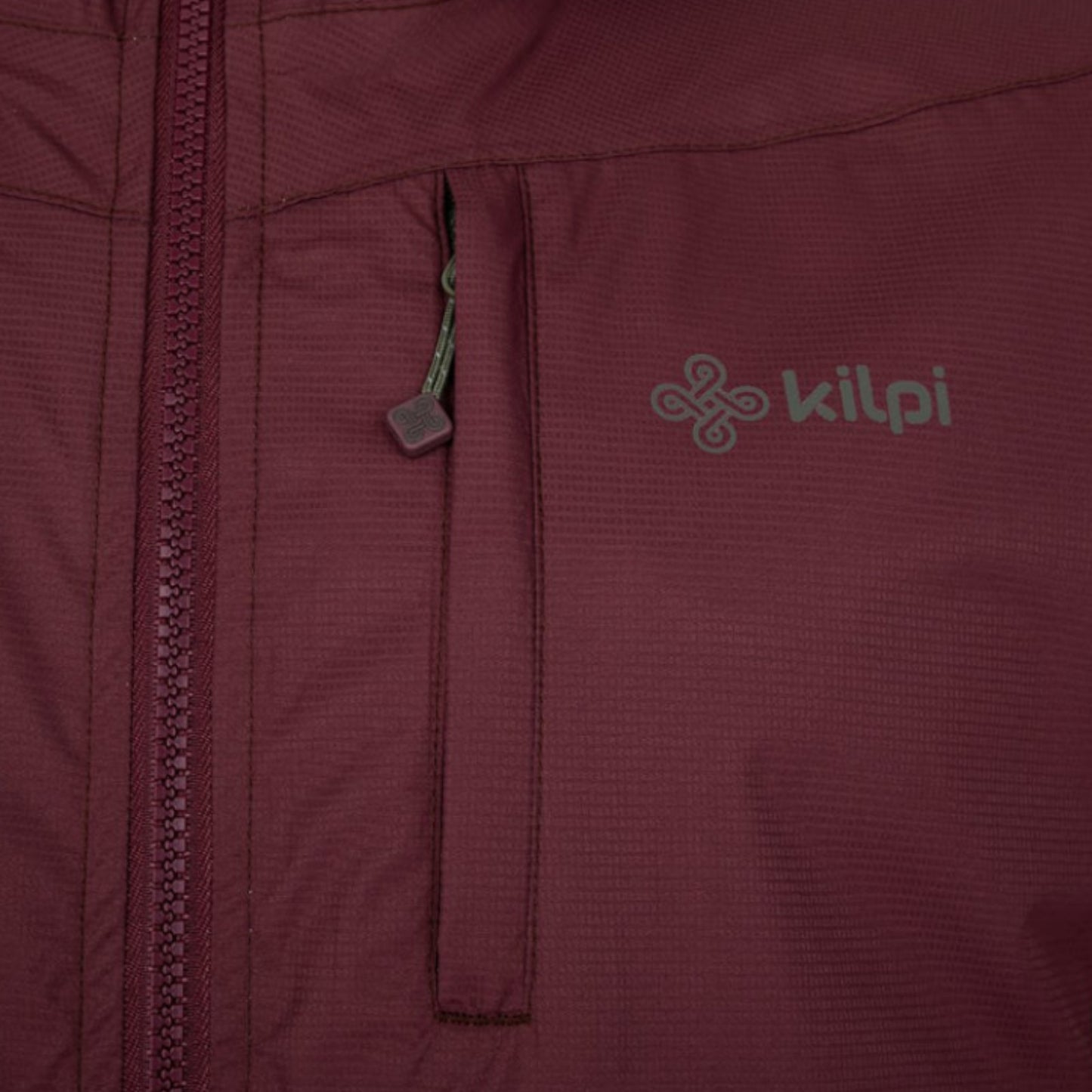 Kilpi Sonna-M Men's Waterproof Cycling Jacket Burgundy/Olive - Small Alternate 2