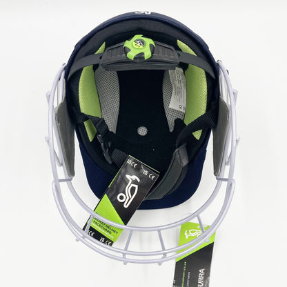 Kookaburra Pro 600F with Steel Faceguard Cricket Helmet XS/Small Navy Alternate 2