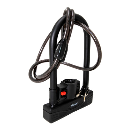 KranX Citadel Plus U-Lock & Cable Bike D-Lock Alternate 3