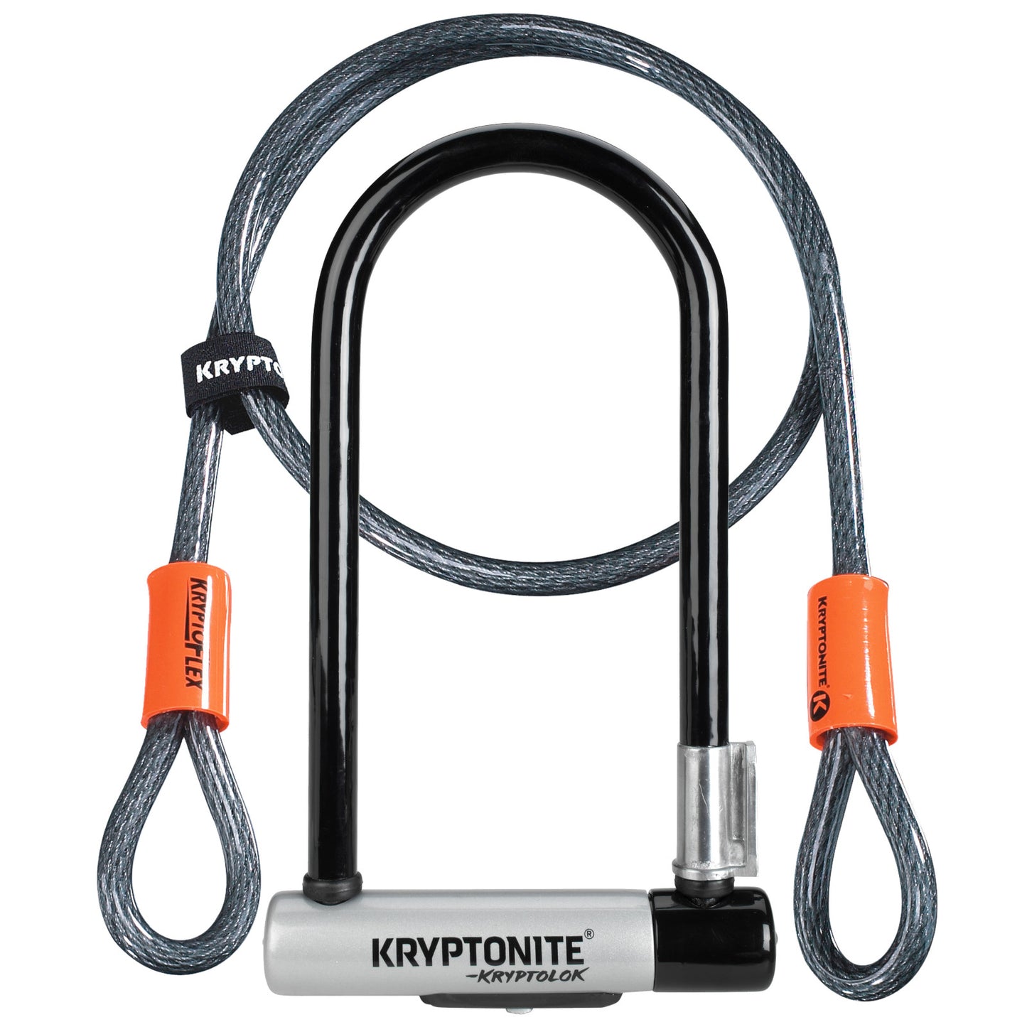 Antivol Kryptonite Kryptolok pour vélo standard avec câble flexible
