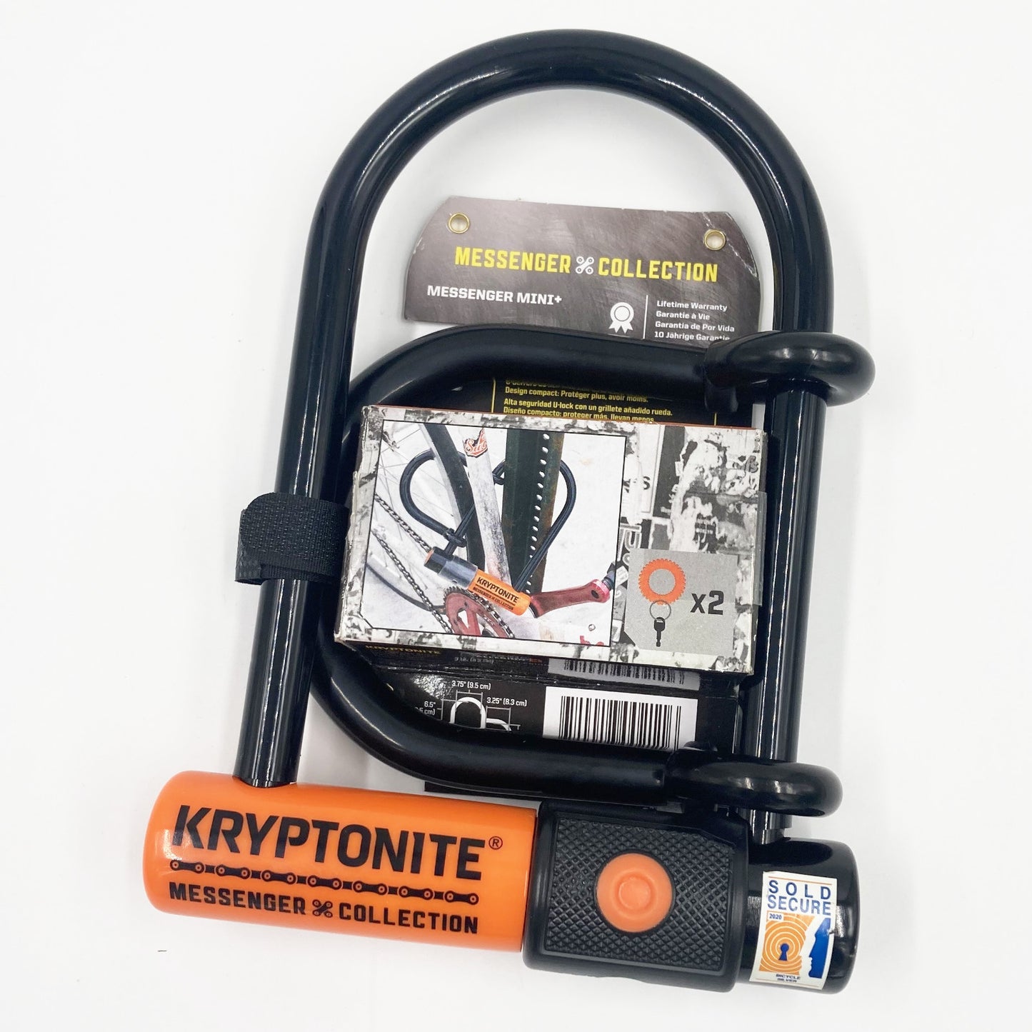 Kryptonite Evolution Messenger Mini+ Bike D-Lock