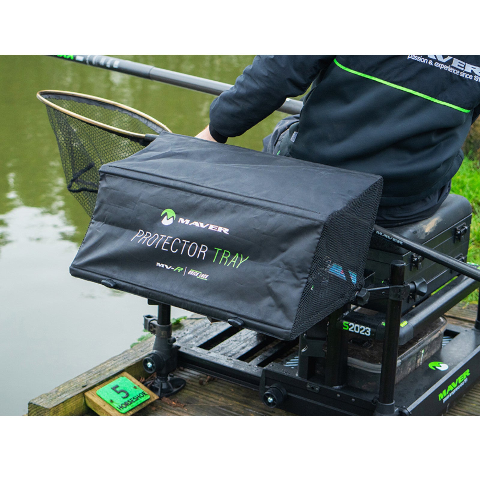 Maver Quick Lock MV-R Side Tray with Awning L Fishing Accessory L1401