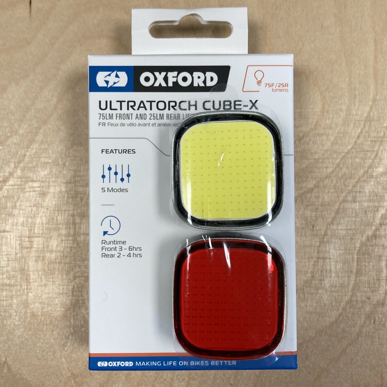 Oxford Ultratorch Cube-X LED Front & Rear Bike Light Set Alternate 5