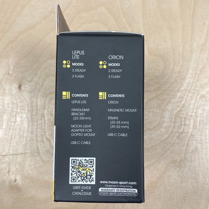 Moon Lupus Lite & Orion Front & Rear Bike Light Set Alternate 2